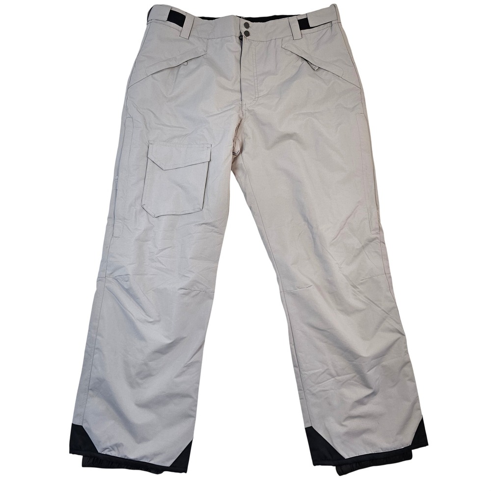 Iceburg Outerwear Mens XL Snow‎ Pants Gray Insulated Ski Snowboard Cargo Pants